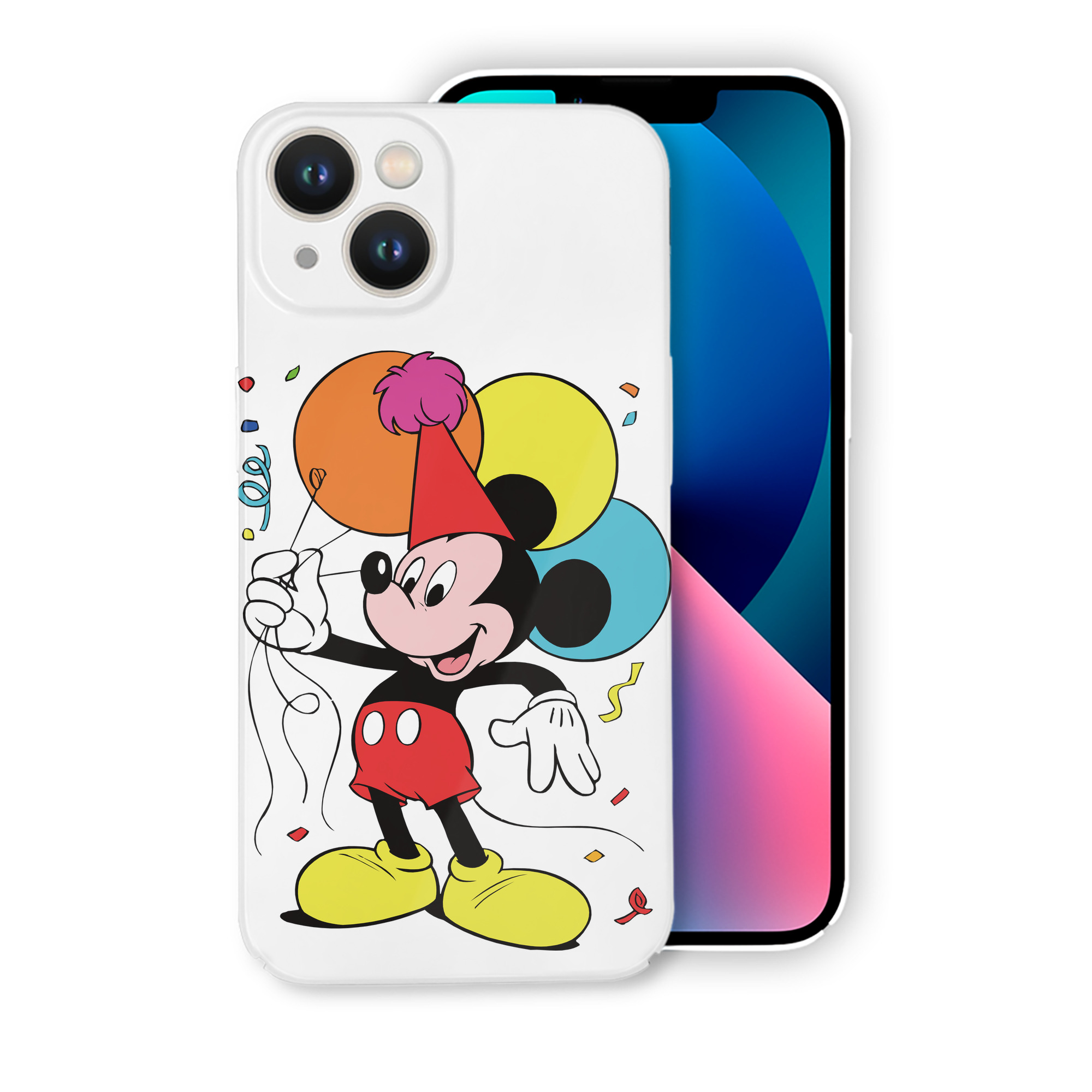 （画像用） ミッキーマウス Mickey Mouse 【iPhone 14シリーズ対応】ハードケース